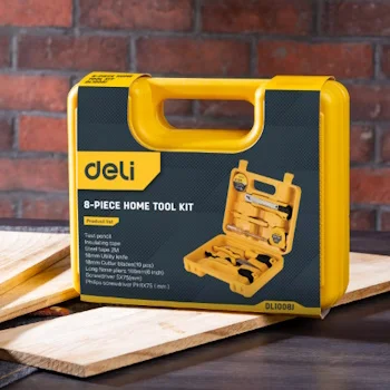 Deli set ručnog alata u koferu 8 delova EDL1008J Deli set ručnog alata u koferu 8 delova EDL1008J