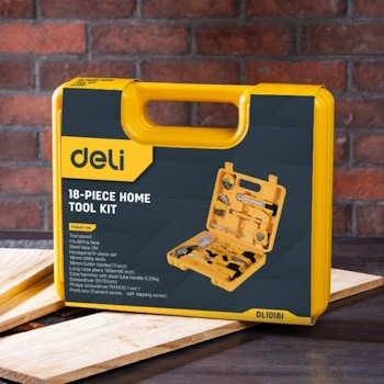 Deli set ručnog alata u koferu 18 delova EDL1018J-3