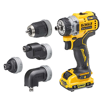 DeWalt akumulatorska bušilica odvijač 12V XR Multi-Head sa 2 baterije 3Ah DCD703L2T-1