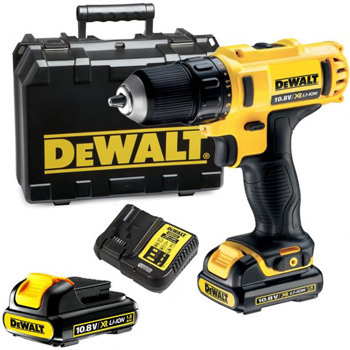 DeWalt akumulatorska bušilica odvijač 10,8V Li-Ion 1.3 Ah DCD710C2-1