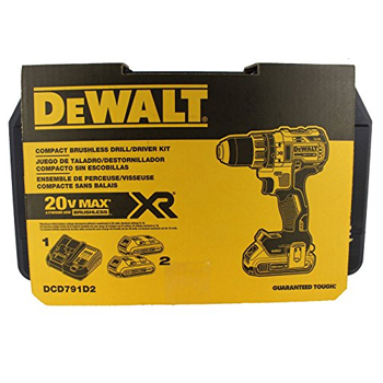 DeWalt akumulatorska bušilica - odvijač bez četkica 18V Li-Ion 2,0 Ah DCD791D2 -4