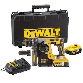 DeWalt akumulatorski elektro pneumatski čekić SDS-Plus bez četkica 18V 5Ah DCH274P2 DeWalt akumulatorski elektro pneumatski čekić SDS-Plus bez četkica 18V 5Ah DCH274P2