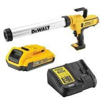 DeWalt aku pištolj za silikon 18V XR 600ML 1 x 2.0Ah DCE580D1 DeWalt aku pištolj za silikon 18V XR 600ML 1 x 2.0Ah DCE580D1