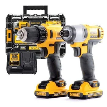 DeWalt akumulatorska bušilica-odvijač + udarni odvijač 10,8V Li-Ion 2 Ah DCK211D2T-1