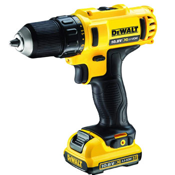 DeWalt akumulatorska bušilica-odvijač + udarni odvijač 10,8V Li-Ion 2 Ah DCK211D2T-4