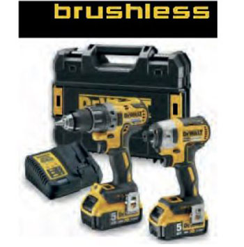 DeWalt set akumulatorskih bušilica DCK268P2T (DCD791 + DCF887 + 2 x baterija 18V/5Ah + punjač + kofer) DeWalt set akumulatorskih bušilica DCK268P2T (DCD791 + DCF887 + 2 x baterija 18V/5Ah + punjač + kofer)