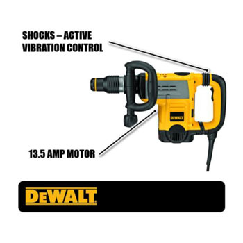 DeWalt elektro pneumatski čekić štemerica SDS Max 1250W D25831K-3