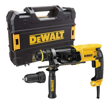 DeWalt elektro pneumatski čekić SDS+ 900W brzostezna glava D25144K