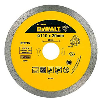 DeWalt rezna ploča DT3715 110mmx20mm DeWalt rezna ploča DT3715 110mmx20mm