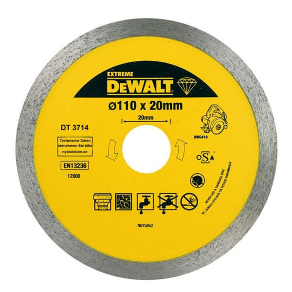 DeWalt rezna ploča DT3714 110mmx20mm DeWalt rezna ploča DT3714 110mmx20mm