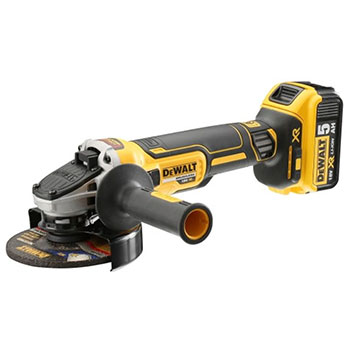 DeWalt akumulatorski set - bušilica-odvijač i brusilica DCK2020P2T (DCD791 + DCG405 + 2 x baterija 18V/5Ah + punjač + kofer)-5