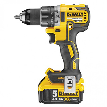 DeWalt akumulatorski set - bušilica-odvijač i brusilica DCK2020P2T (DCD791 + DCG405 + 2 x baterija 18V/5Ah + punjač + kofer)-3