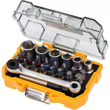 DeWalt set nastavaka i nasadnog ključa 24 dela DT71516 DeWalt set nastavaka i nasadnog ključa 24 dela DT71516