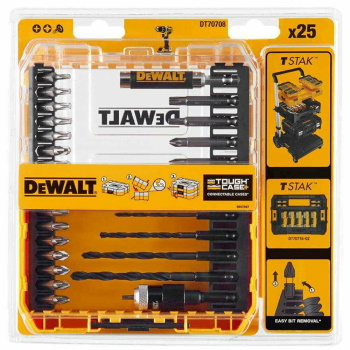 DeWalt set nastavaka 25/1 sa šoljom DT70707-3