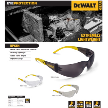 DeWalt zaštitne naočare tamne 2D Protector™ DPG54-2D-5