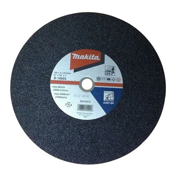 Makita disk za sečenje čelika 5 kom. 355mm B-10665-5 Makita disk za sečenje čelika 5 kom. 355mm B-10665-5