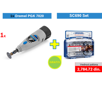 Dremel alat za sečenje noktiju kod pasa PGK 7020 + POKLON Dremel EZ SpeedClic set pribora za sečenje SC 690