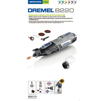 Dremel akumulatorski višenamenski alat 8220-1/5 + POKLON 1 x Postolje F0138220JC Dremel akumulatorski višenamenski alat 8220-1/5 + POKLON 1 x Postolje F0138220JC
