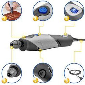 Dremel višenamenski alat Stylo+ 2050-10 F0132050UA Dremel višenamenski alat Stylo+ 2050-10 F0132050UA