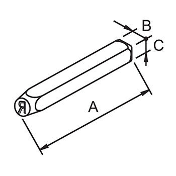 EGA Master brojevi čelični 2mm EGA65852-1