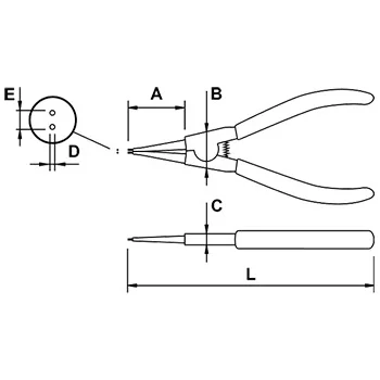 EGA Master klešta seger, spoljna prava EGA62217-1
