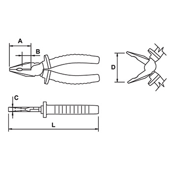 EGA Master klešta kombinovana 210mm EGA62479-1