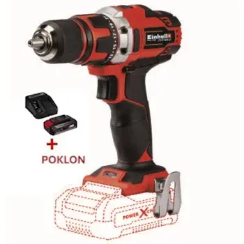 Einhell akumulatorska bušilica TE-CD 18/40 Li 4513925 + POKLON Einhell starter kit Power X-Change 18V 2.5Ah 4512097 Einhell akumulatorska bušilica TE-CD 18/40 Li 4513925 + POKLON Einhell starter kit Power X-Change 18V 2.5Ah 4512097