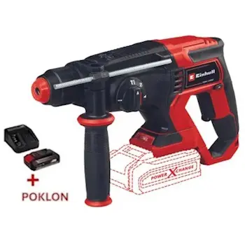 Einhell akumulatorska čekić bušilica TE-HD 18/20 Li 4514260 + POKLON Einhell starter kit Power X-Change 18V 2.5Ah 4512097