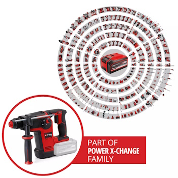 Einhell aku čekić bušilica set TP-HD 18/28 Li BL+4 (1x3.0Ah+)-8