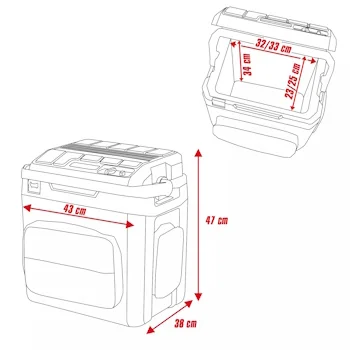 Einhell aku hibridni frižider TE-COL 18/27 2048420 Einhell aku hibridni frižider TE-COL 18/27 2048420