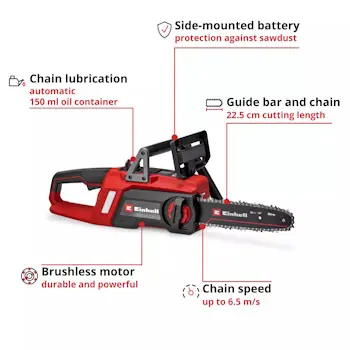 Einhell aku lančana testera GE-LC 18/25 Li BL-Solo 4600070 Einhell aku lančana testera GE-LC 18/25 Li BL-Solo 4600070