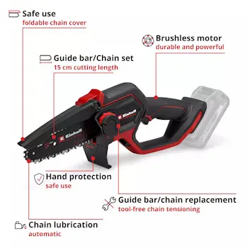Einhell aku lančana testera za orezivanje GP-PS 18/20 Li BL-Solo 4600080-1