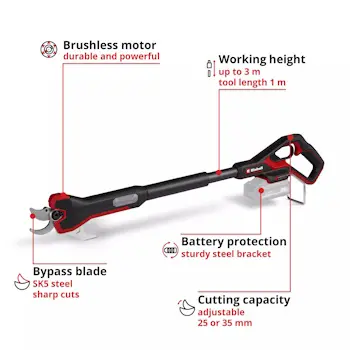 Einhell aku makaze za orezivanje Professional GP-LS 18/35 Li BL-Solo 3408360 Einhell aku makaze za orezivanje Professional GP-LS 18/35 Li BL-Solo 3408360