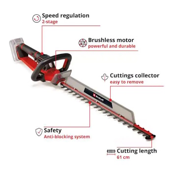 Einhell PROFESSIONAL akumulatorske makaze za živu ogradu Professional GP-CH 18/61 Li BL-Solo Einhell PROFESSIONAL akumulatorske makaze za živu ogradu Professional GP-CH 18/61 Li BL-Solo