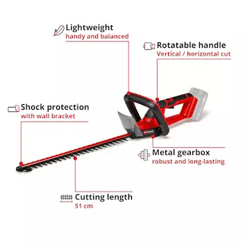 Einhell akumulatorske makaze za žbunje GC-CH 18/50 Li-Solo 3410945 Einhell akumulatorske makaze za žbunje GC-CH 18/50 Li-Solo 3410945