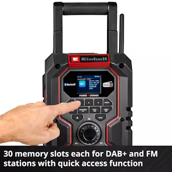 Einhell aku radio TE-CR 18 Li DAB+/FM/BT - Solo 3407995-6