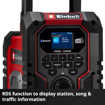 Einhell aku radio TE-CR 18 Li DAB+/FM/BT - Solo 3407995-7