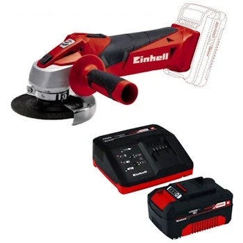 Einhell aku ugaona brusilica 4.0 Ah set TC-AG 18/115 Li Einhell aku ugaona brusilica 4.0 Ah set TC-AG 18/115 Li