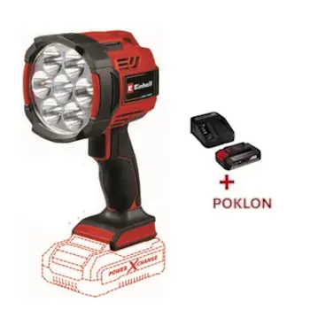 Einhell akumulatorska lampa TE-CL 18/2500 LiAC + POKLON Einhell starter kit Power X-Change 18V 2.5Ah 4512097 Einhell akumulatorska lampa TE-CL 18/2500 LiAC + POKLON Einhell starter kit Power X-Change 18V 2.5Ah 4512097