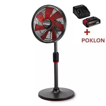 Einhell akumulatorski ventilator sa postoljem GE-CF 18/320 P Li 3408071 + Poklon Einhell starter kit Power X-Change 18V 2.5Ah Einhell akumulatorski ventilator sa postoljem GE-CF 18/320 P Li 3408071 + Poklon Einhell starter kit Power X-Change 18V 2.5Ah