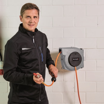 Einhell automatski kolut za crevo za vazduh Ø8mm DLST 9m+1m Einhell automatski kolut za crevo za vazduh Ø8mm DLST 9m+1m