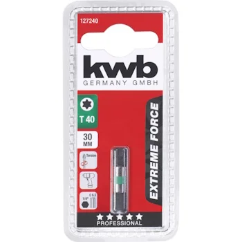 Einhell by KWB T40 bit 30mm Impaktor ExtremePRO Torx 49127240 Einhell by KWB T40 bit 30mm Impaktor ExtremePRO Torx 49127240