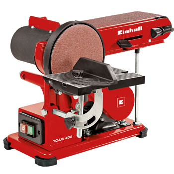 Einhell stacionarna brusilica sa trakom i diskom TC-US 400 Einhell stacionarna brusilica sa trakom i diskom TC-US 400
