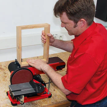 Einhell stacionarna brusilica sa trakom i diskom TC-US 400 4419255 Einhell stacionarna brusilica sa trakom i diskom TC-US 400 4419255