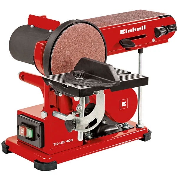 Einhell stacionarna brusilica sa trakom i diskom TC-US 400 4419255 Einhell stacionarna brusilica sa trakom i diskom TC-US 400 4419255