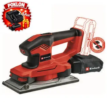 Einhell akumulatorska vibraciona brusilica TE-OS 18/230 Li 4460720 + POKLON Starter set 2.5Ah 4512097