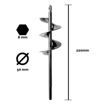 Einhell by KWB burgija za zemlju 5x22cm 49761415 Einhell by KWB burgija za zemlju 5x22cm 49761415