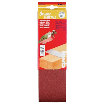 Einhell by KWB trakasti brusni papir 75x533 GR120 | drvo-metal/alu-oksid set 3/1 49912512 Einhell by KWB trakasti brusni papir 75x533 GR120 | drvo-metal/alu-oksid set 3/1 49912512