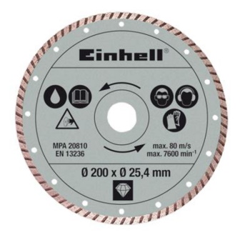 Einhell dijamantski disk za brušenje 200 x 25.4mm Einhell dijamantski disk za brušenje 200 x 25.4mm