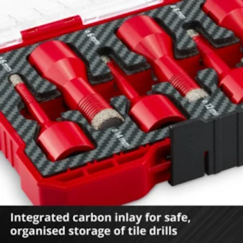 Einhell set dijamantskih burgija M14 suvo bušenje 6-14mm M-Case 7/1 49500400 Einhell set dijamantskih burgija M14 suvo bušenje 6-14mm M-Case 7/1 49500400